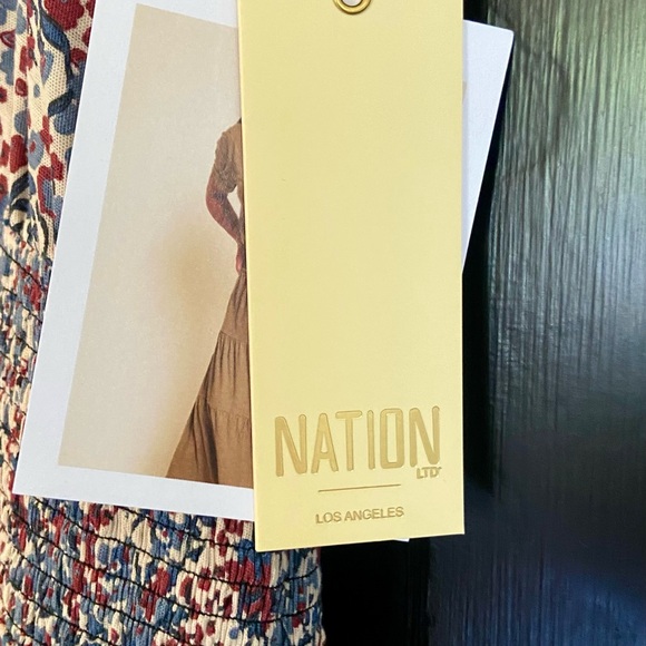 NATION LTD
Martine Floral Pima Cotton Midi Dress. Size XL. NWT. - Picture 8 of 9